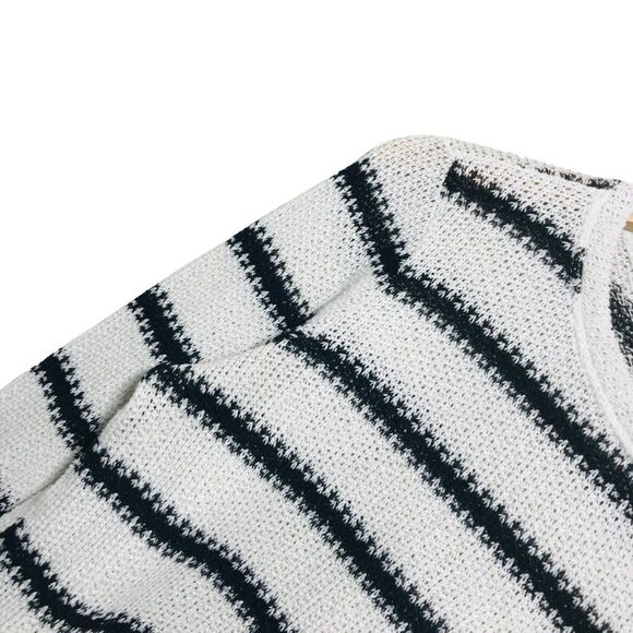 FOREVER 21 Striped Knit Pullover Sweatshirt Sweater Size Small - Picture 5 of 7